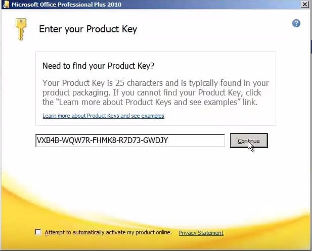 ms office product key 2018
